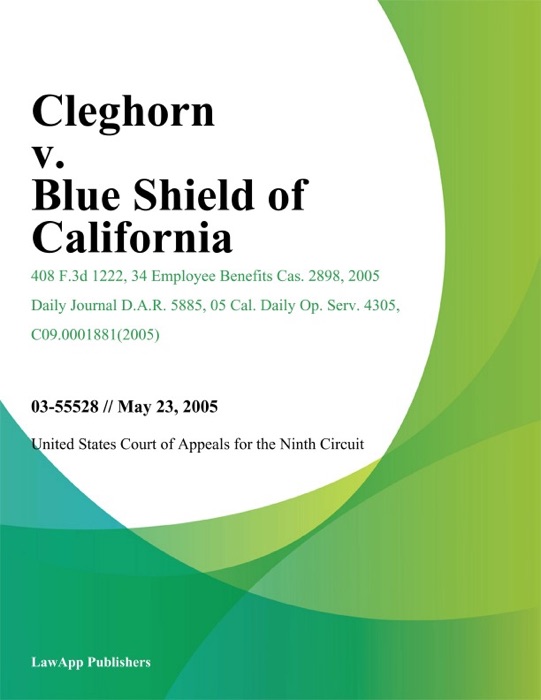 Cleghorn v. Blue Shield of California