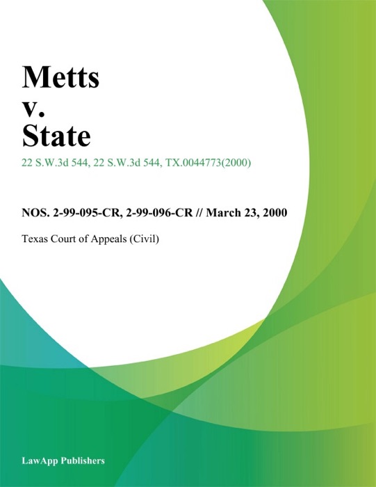 Metts V. State