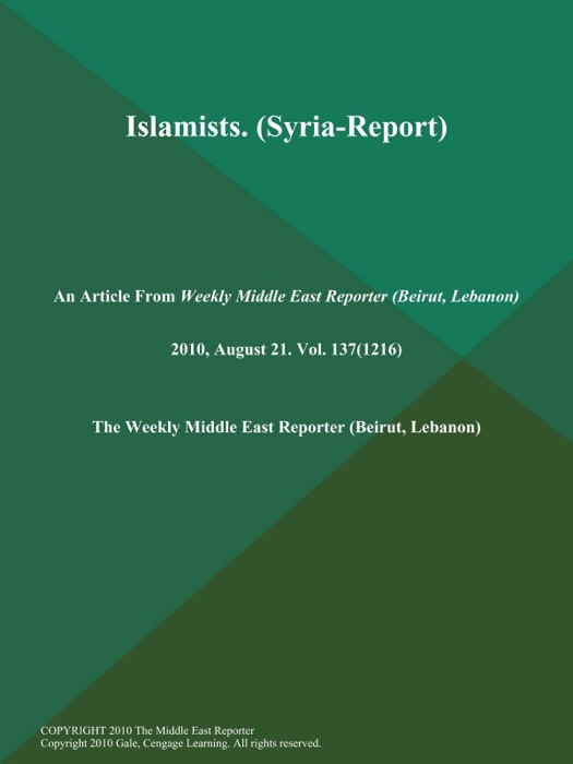 Islamists (Syria-Report)