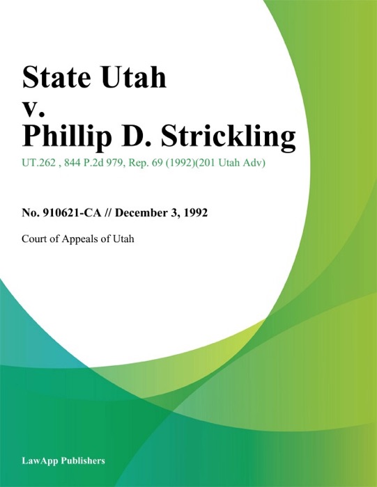 State Utah v. Phillip D. Strickling