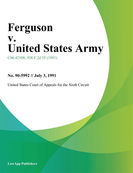 Ferguson v. United States Army