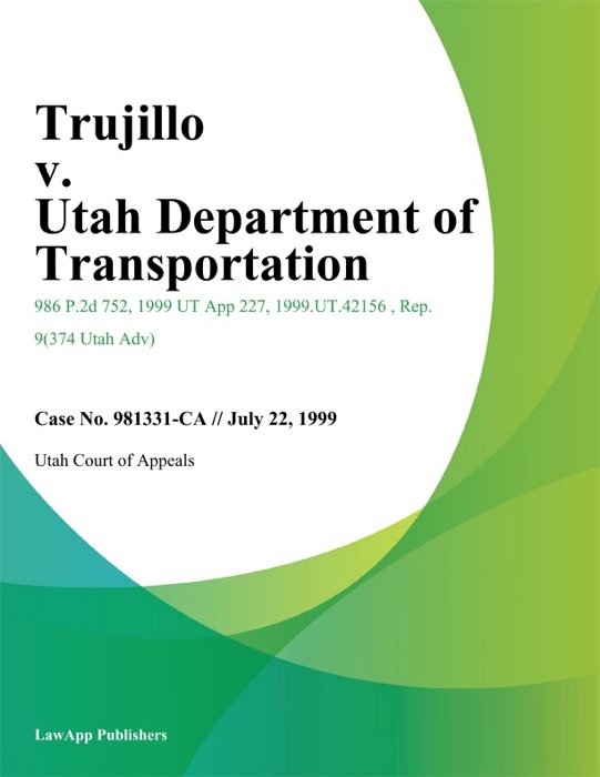 Trujillo v. Utah Department of Transportation