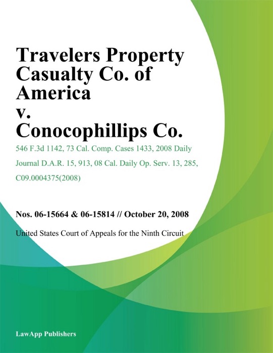 Travelers Property Casualty Co. of America v. Conocophillips Co.