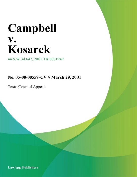 Campbell v. Kosarek
