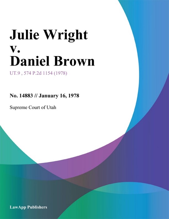 Julie Wright v. Daniel Brown