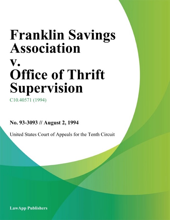 Franklin Savings Association v. Office of Thrift Supervision