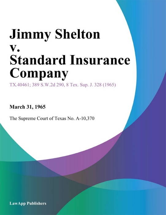 Jimmy Shelton v. Standard Insurance Company