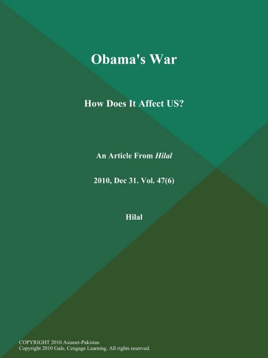 Obama's war: How Does It Affect US?