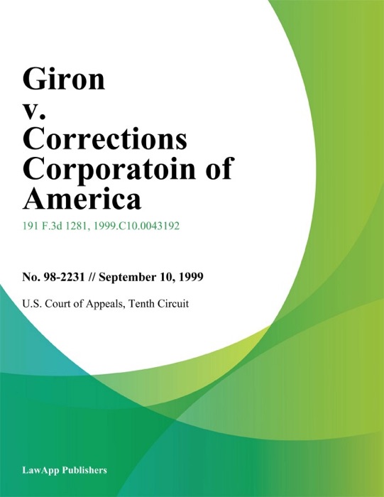 Giron V. Corrections Corporatoin Of America