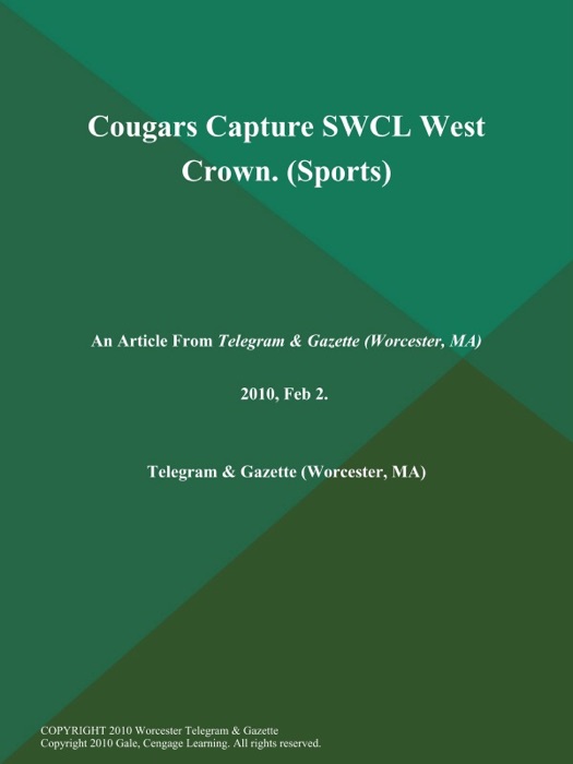 Cougars Capture SWCL West Crown (Sports)