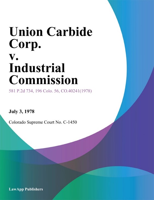 Union Carbide Corp. v. Industrial Commission