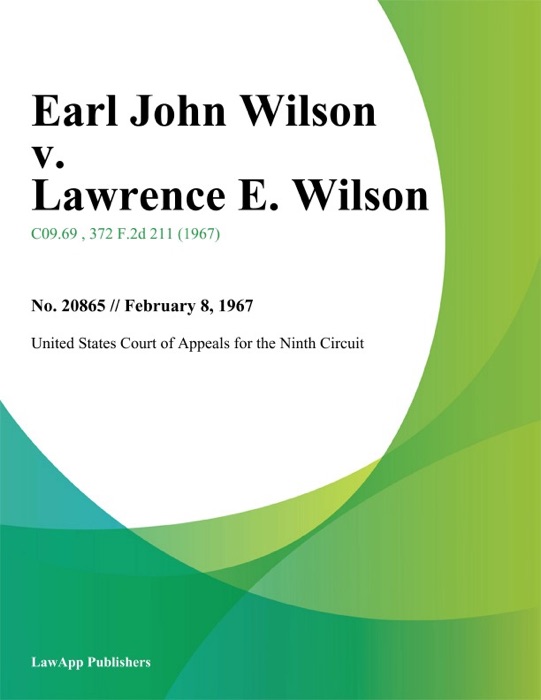 Earl John Wilson v. Lawrence E. Wilson