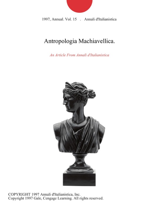 Antropologia Machiavellica.