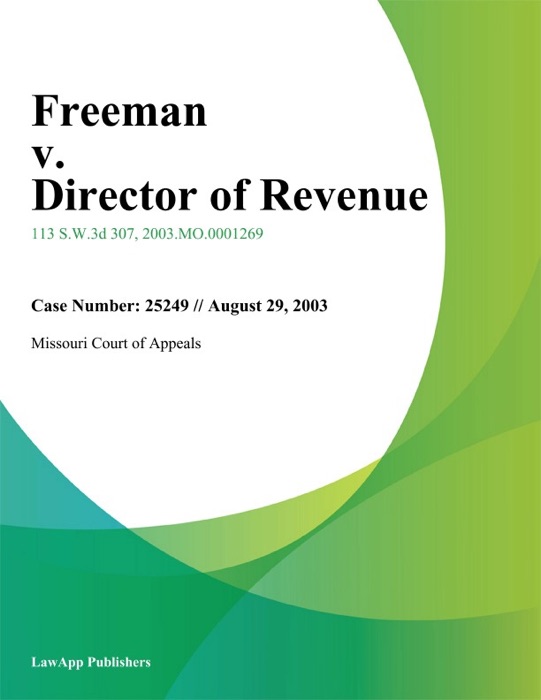 Freeman v. Director of Revenue