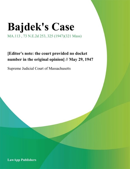 Bajdek's Case