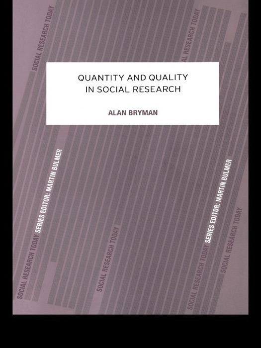 Quantity and Quality in Social Research