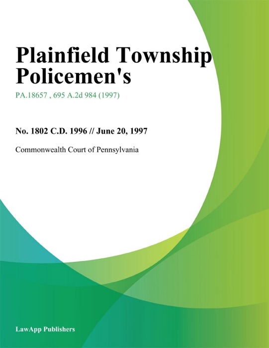 Plainfield Township Policemen's