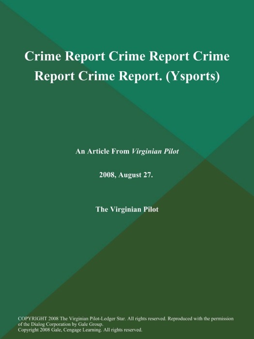 Crime Report Crime Report Crime Report Crime Report (Ysports)