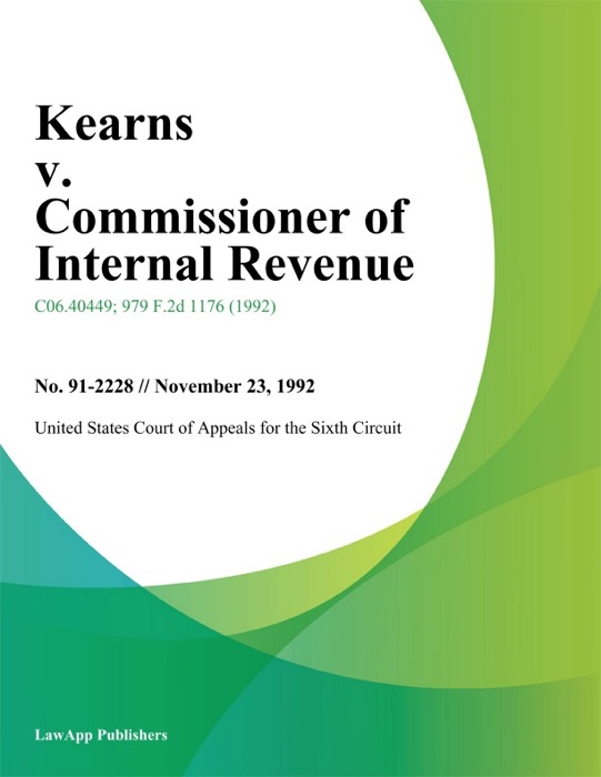 Kearns v. Commissioner of Internal Revenue