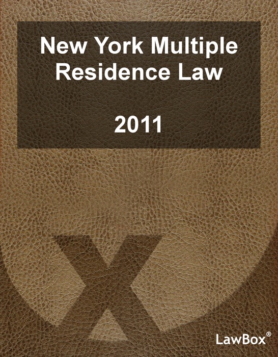 New York Multiple Residence Law 2011