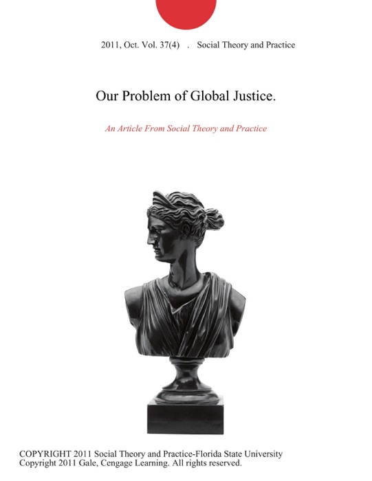Our Problem of Global Justice.