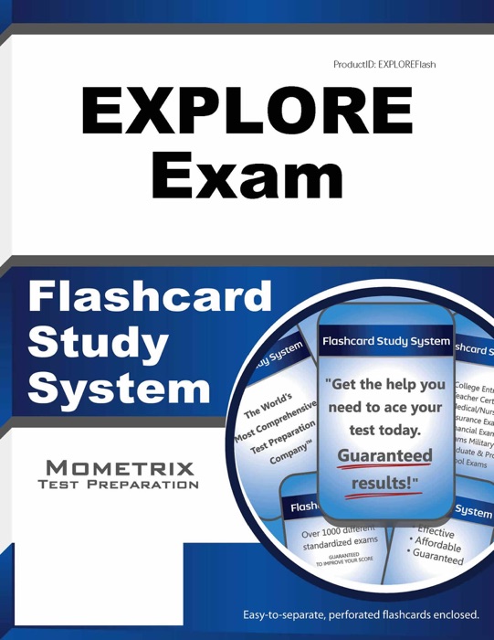 EXPLORE Exam Flashcard Study System: