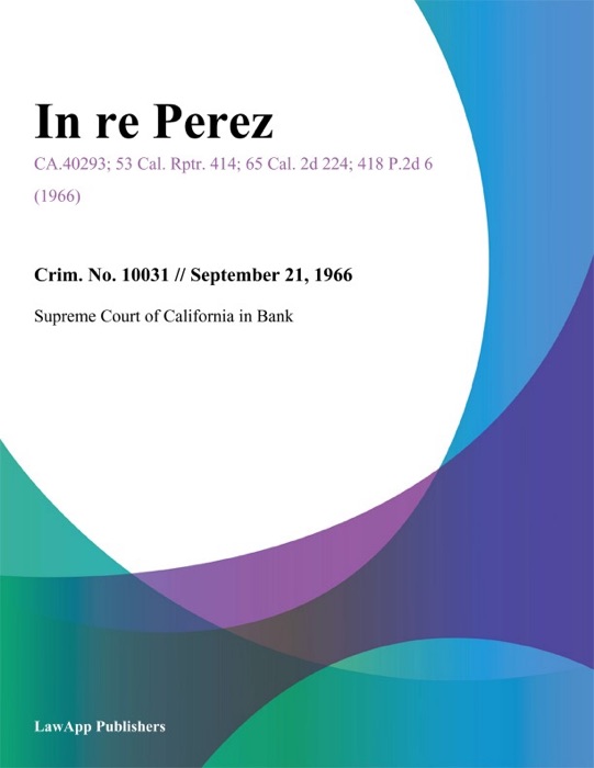 In Re Perez