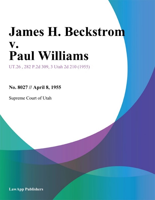 James H. Beckstrom v. Paul Williams