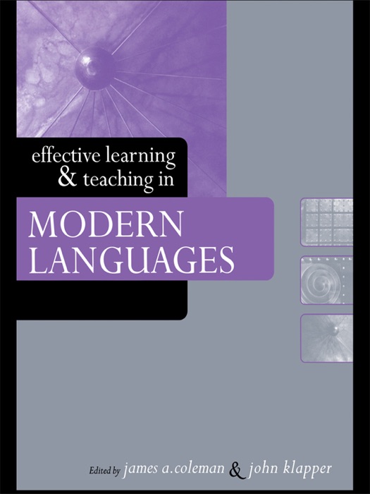 Effective Learning and Teaching in Modern Languages