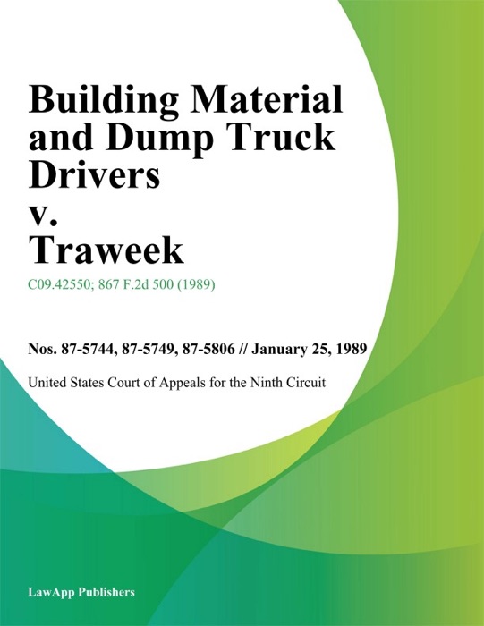 Building Material and Dump Truck Drivers v. Traweek