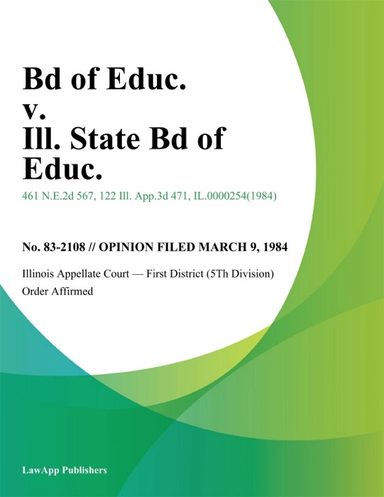 Bd of Educ. v. Ill. State Bd of Educ.