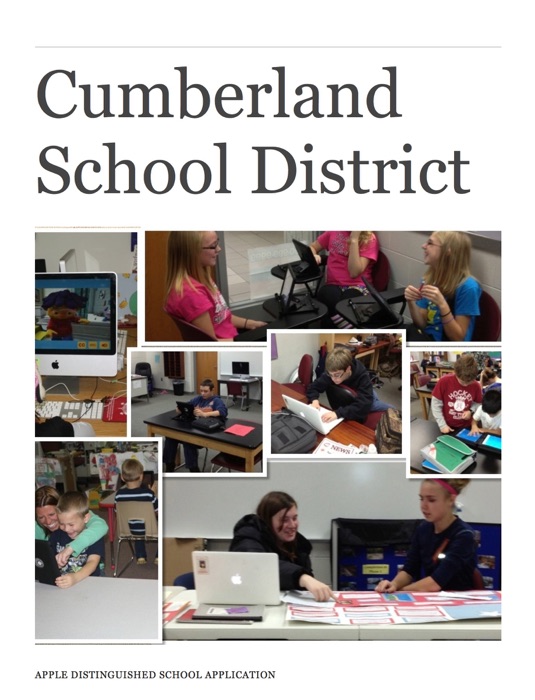 Cumberland School District Apple Distinguished Award