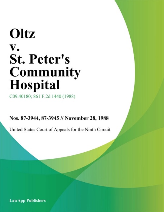 Oltz v. St. Peters Community Hospital