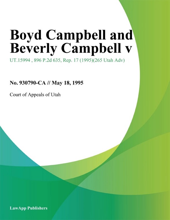 Boyd Campbell and Beverly Campbell V.