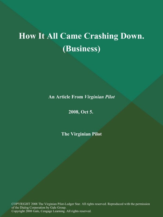 How It All Came Crashing Down (Business)