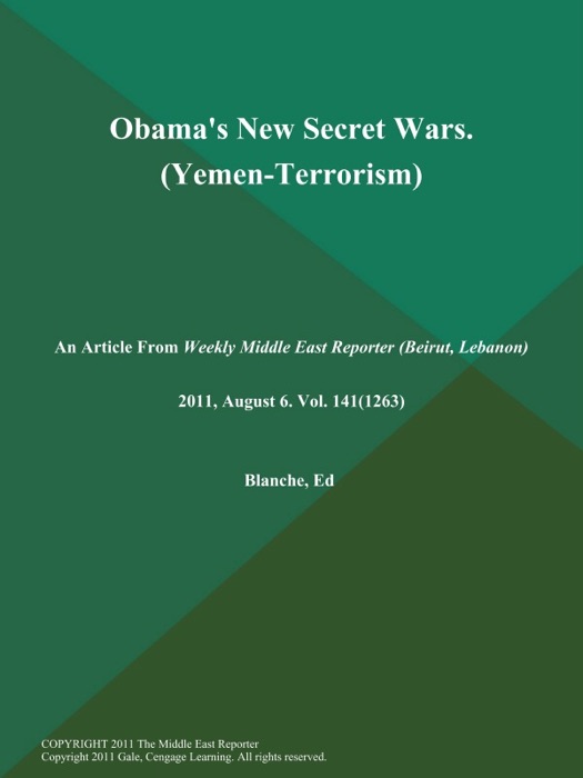 Obama's New Secret Wars (Yemen-Terrorism)