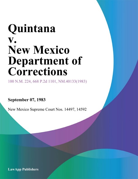 Quintana v. New Mexico Department of Corrections