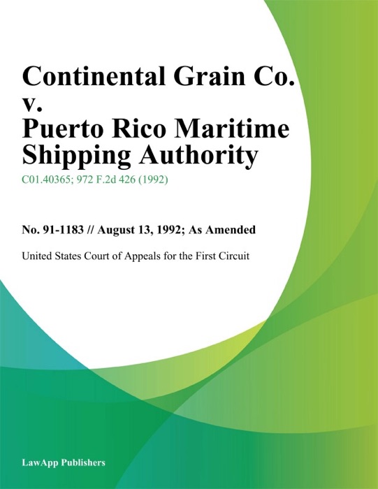 Continental Grain Co. v. Puerto Rico Maritime Shipping Authority