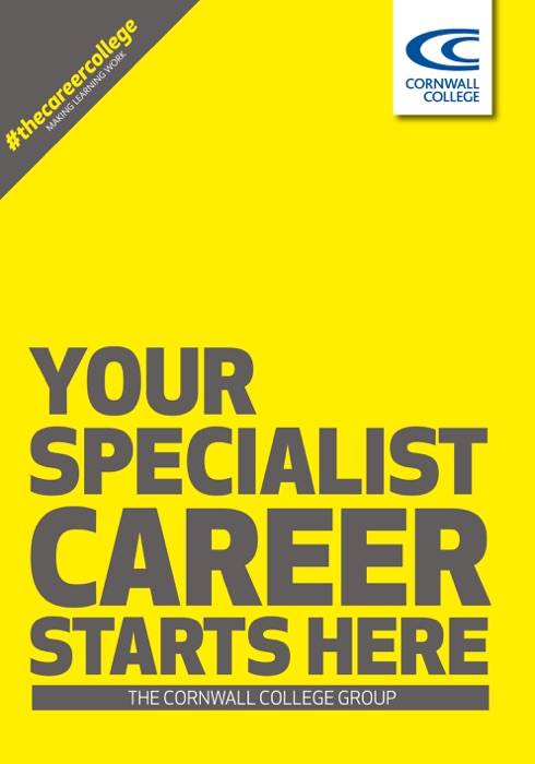 Your Specialist Career Starts Here