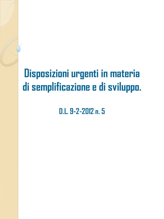 Decreto semplificazioni