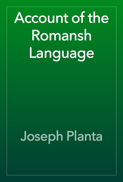 Account of the Romansh Language
