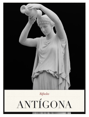 Capa do livro Antígona de Sófocles