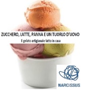 ZUCCHERO, LATTE, PANNA E UN TUORLO D'UOVO. Il gelato artigianale fatto in casa.