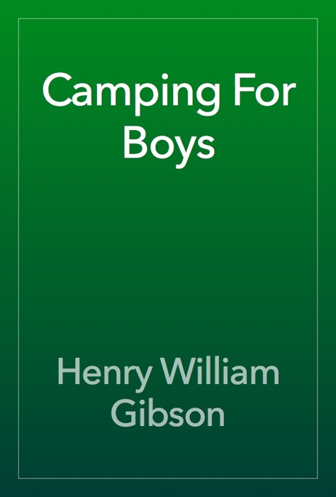 Camping For Boys