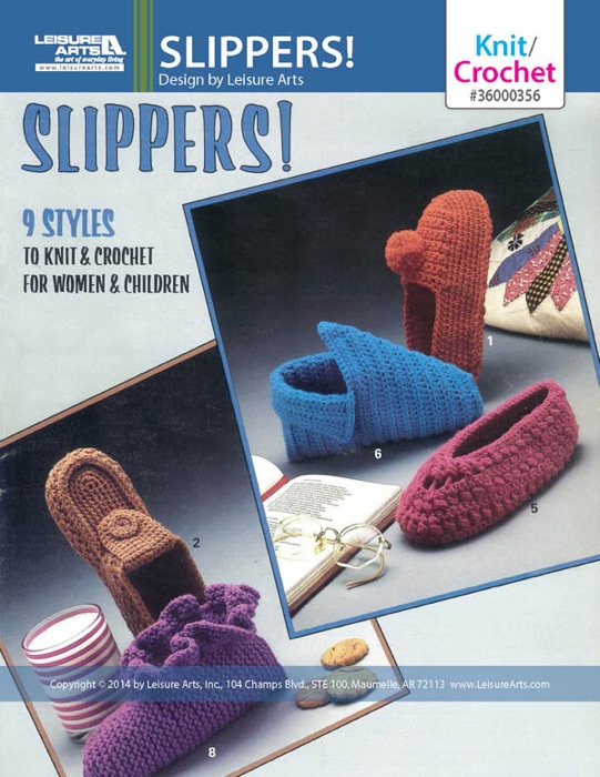 Slippers- Knit/Crochet eBook