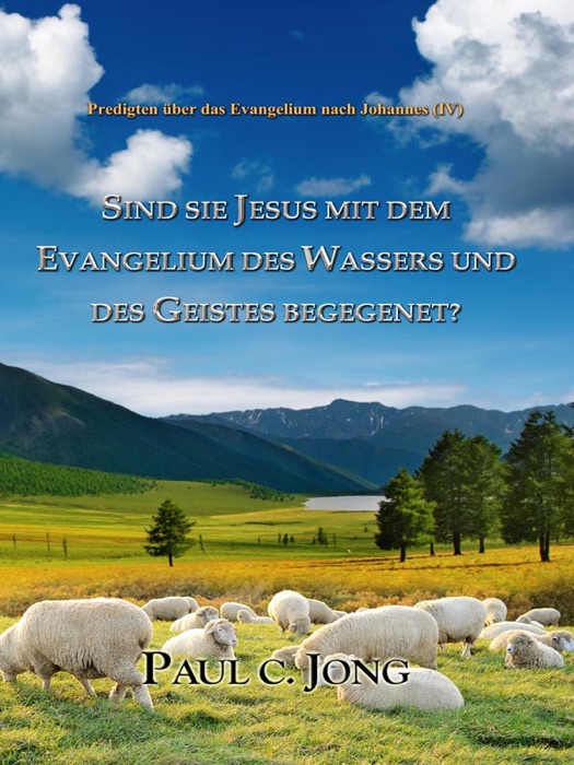 Predigten über das Evangelium nach Johannes (IV) - SIND SIE JESUS MIT DEM EVANGELIUM DES WASSERS UND DES GEISTES BEGEGENET?