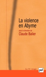 Couverture du livre de La violence en Abyme