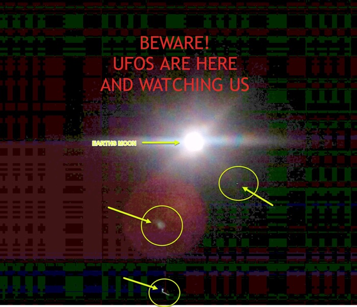 BEWARE! UFOS ARE HERE AND WATCHING US