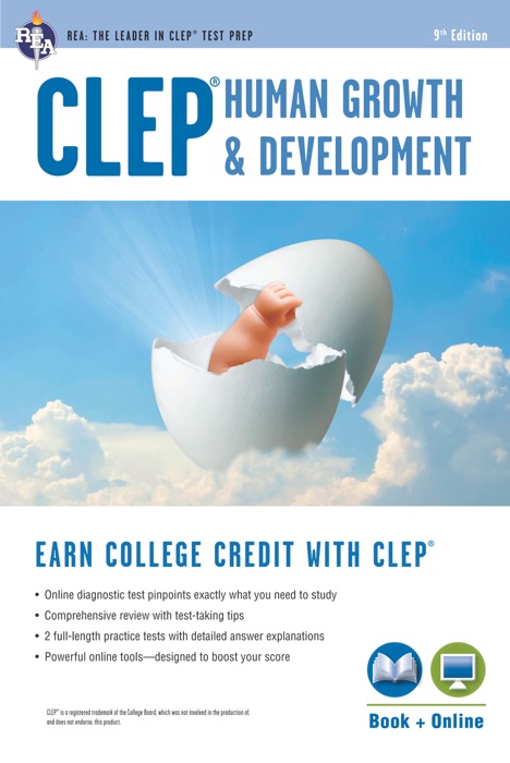 CLEP® Human Growth & Development Book + Online