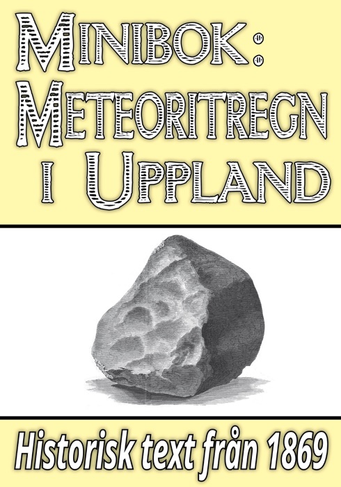 Minibok: Meteoritregnet i Uppland på nyårsdagen år 1869